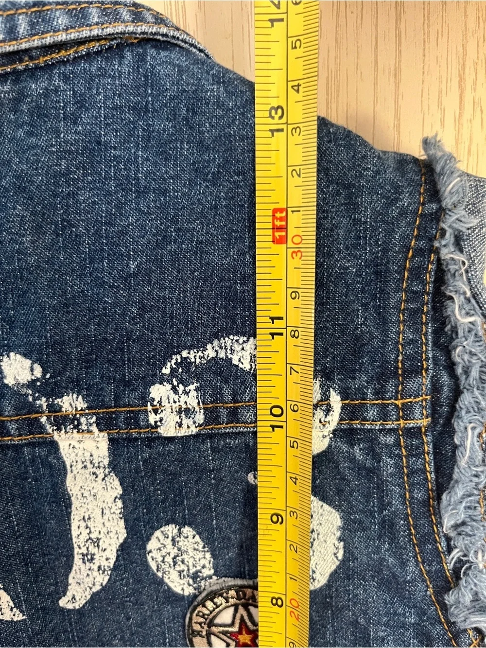 HARLEY-DAVIDSON Motorcycle Denim Vest with Patches for KIDS / Toddlers Sz 3T